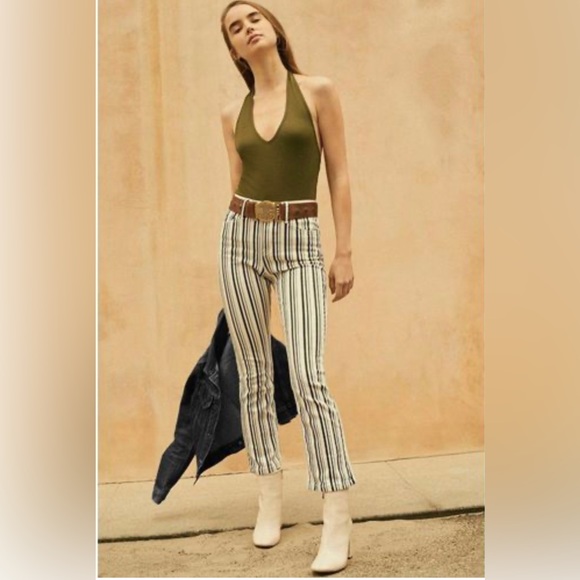 UO BDG Striped Kick flare jeans!! - Picture 1 of 9